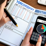 **

A person creating a personalized study plan with realistic goals, prioritizing key topics, and utilizing spare moments. Visual elements: calendar, textbook highlights, clock, mobile phone with notes. Concept: Overcoming time constraints in studying.

**